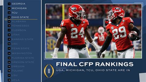 2023 college football ranking|2023 college football rankings today.